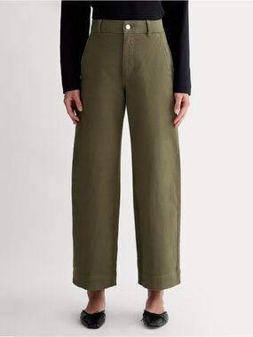Everlane Utility Wide Leg Pant in Kalamata